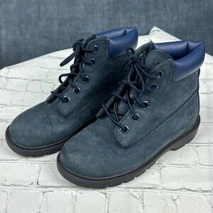 Timberland Kids Navy Blue Hiking Boots Toddler Sz 10